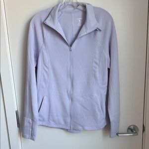 Layer 8 Light Lavender Full-Zip Athletic Jacket